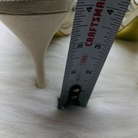 Adrianna Papell Georgi LC Ivory 1890 Mesh Lace Heels Size 7 M - Picture 4 of 4